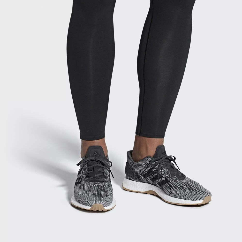 Adidas Pureboost DPR Tenis Para Correr Grises Para Hombre (MX-57530)